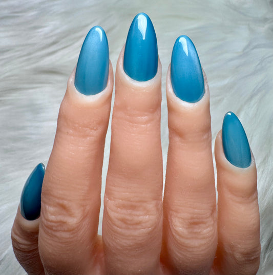 Milky Blue Cat Eye - Custom