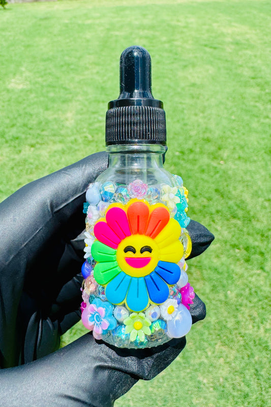 Decorated 20ml bottle w/dropper (Shipping Included)